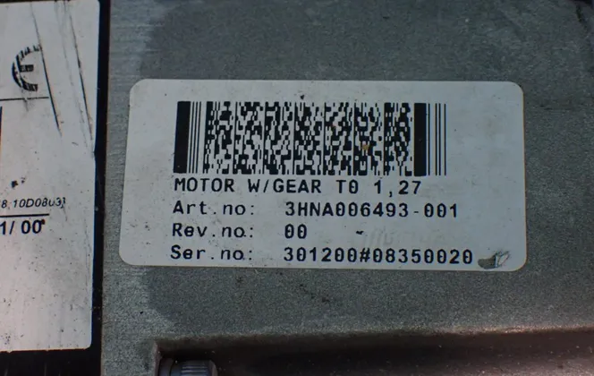 Abb Servo Motor - 3hna006493-001