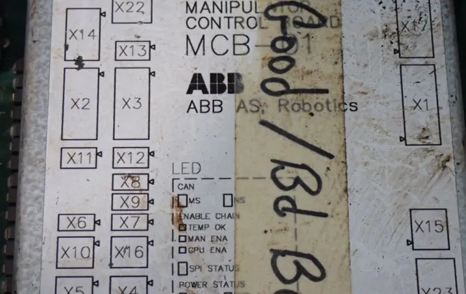 Abb Mcb-01 Manipulator Control Board - 3hna014018-001/01