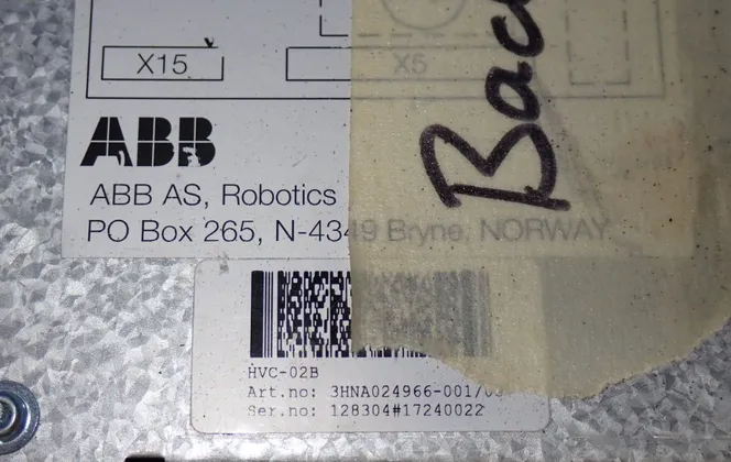 Abb Hvc-02b High Voltage Controller - 3hna024966-001/03