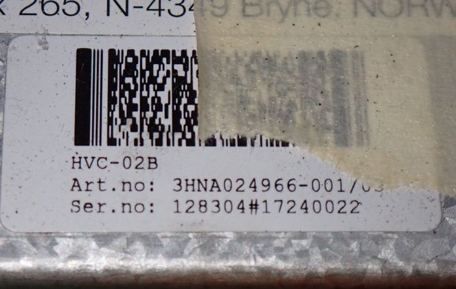Abb Hvc-02b High Voltage Controller - 3hna024966-001/03