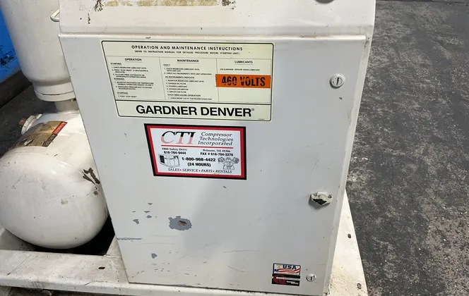 Gardner Denver 75 Hp Electra Saver Air Compressor - Eam99a