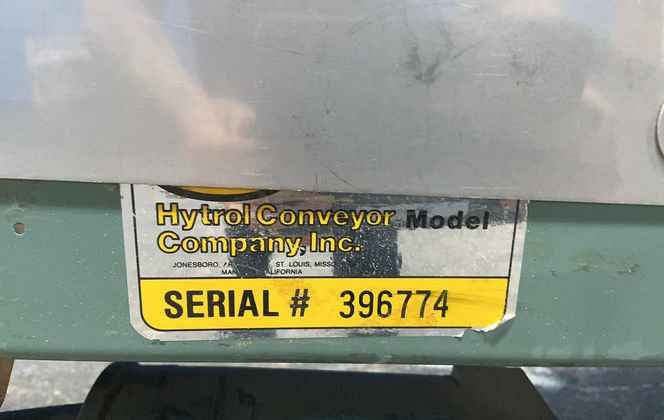 Hytrol Conveyor Company Inc 22”x130” Belt Slider Bed Belt Conveyor