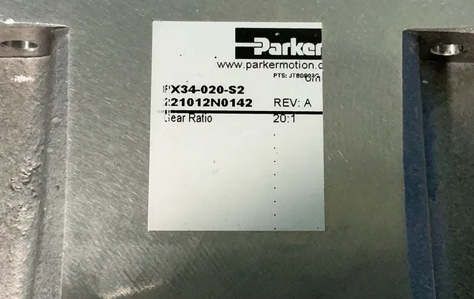 Parker 20:1 Planetary Gearhead - Px34-020-s2