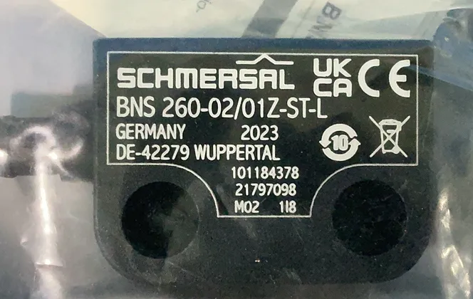 Schmersal Magnetic Safety Interlock Sensors - Bns 260-02/01z-st-l