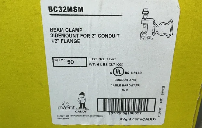 Nvent Caddy Beam Clamps - Bc32msm