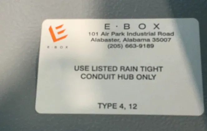 Ebox 8x8x4" Enclosure - Type 4,12