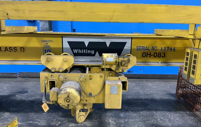 Whiting 10 Tons Bridge Crane
