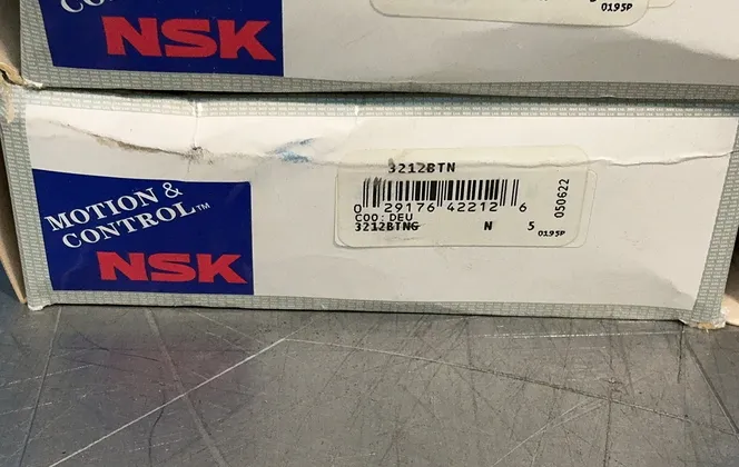 Nsk Light Angular Contact Ball Bearings - 3212btn