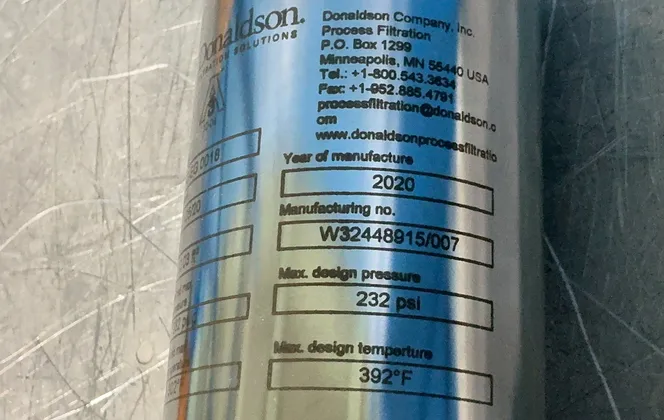 Donaldson 232 Psi Filter Regulator - Pg-eg 0018