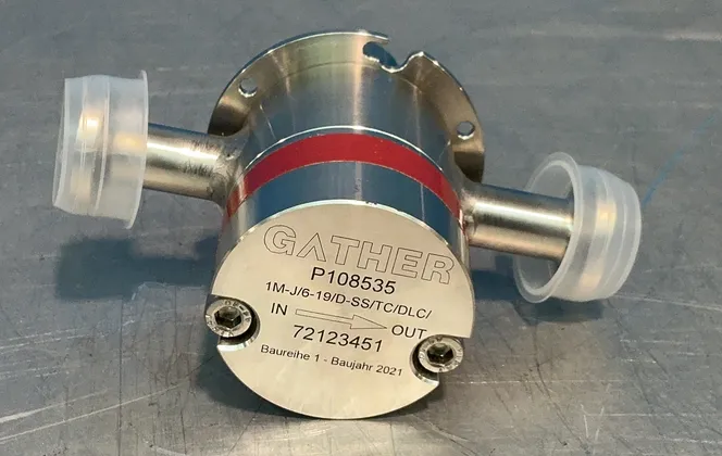 Gather Dosing Gear Pump Head - 1m-j/6-19/d-ss/tc/dlc