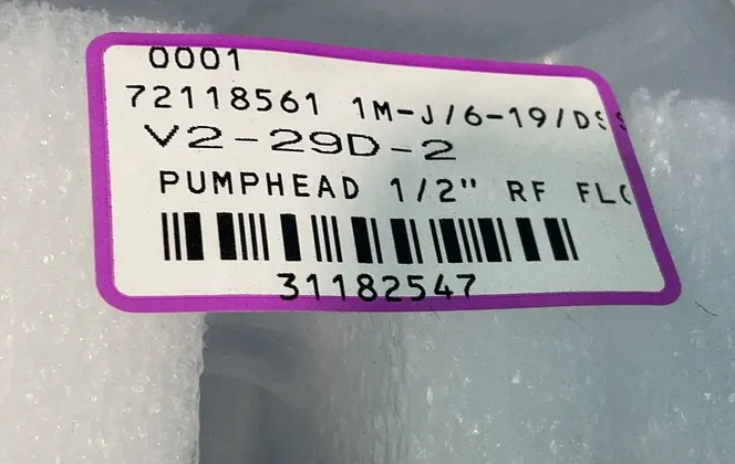 Gather Dosing Gear Pump Head - 1m-j/6-19/d-ss/tc/dlc