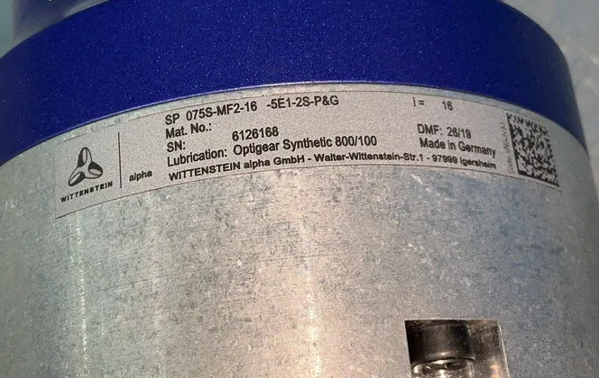 Wittenstein Gear Head - Sp075s-mf2-16-5e2s-p&g