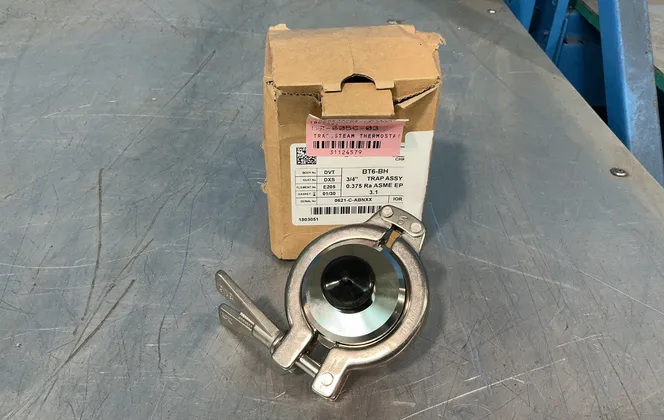 Spirax Sarco Sanitary Balanced Pressure Thermostatic Steam Trap Assembly - Bt6-bh