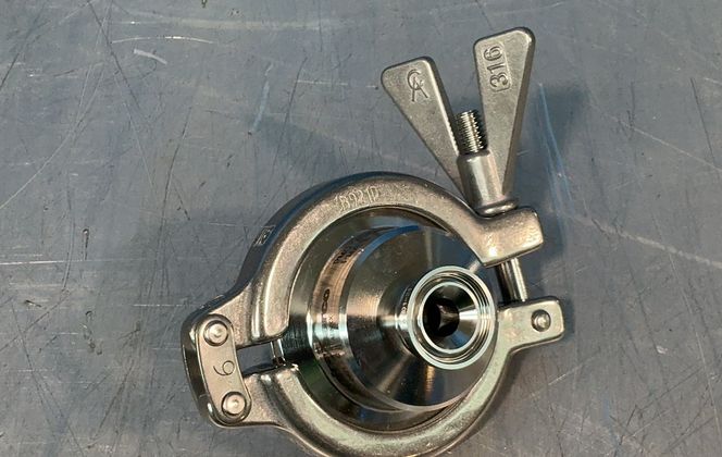 Spirax Sarco Sanitary Balanced Pressure Thermostatic Steam Trap Assembly - Bt6-bh