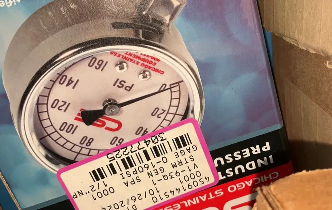 Trerice, Cse, Ashcroft Pressure Gauges